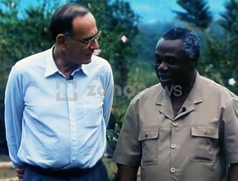 Бащата на Мартин Заимов - Майкъл Голдсмит - и диктаторът Бокаса